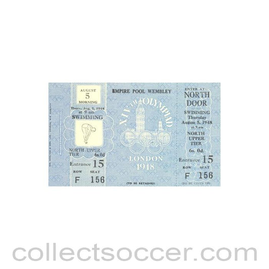 1948 XIVth Olympiad London ticket