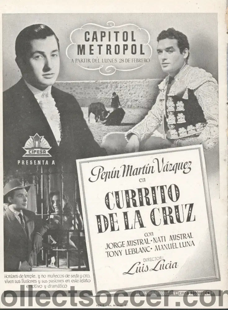 1949 Barcelona v Atletico Madrid Football Programme 27/2/1949