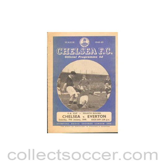 1949 - Chelsea V Everton FA Cup 29/01/1949