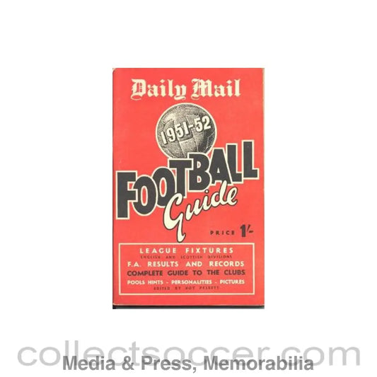 1951-1952 Football Guide Daily Mail production