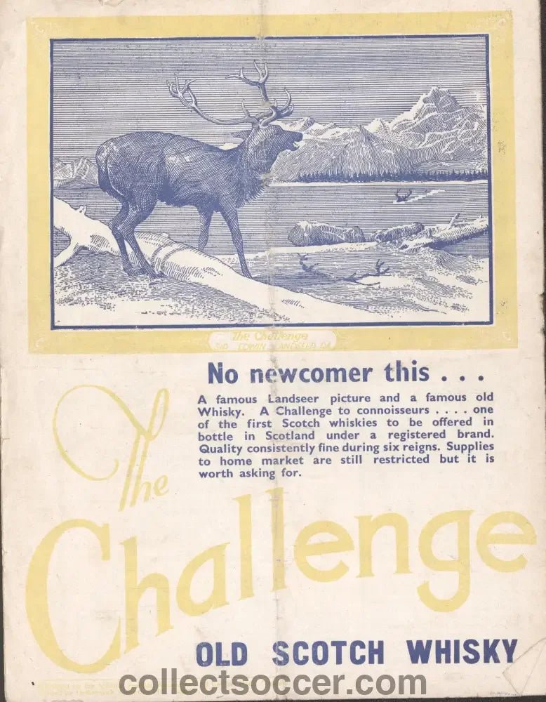 1953 Scotland v Sweden Programme - Collect Soccer