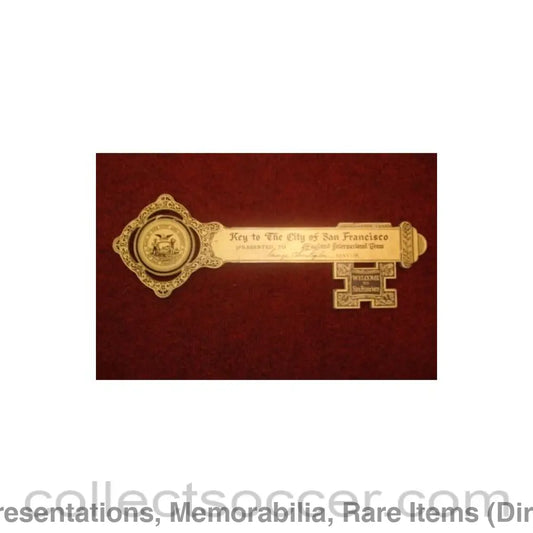 1953 - USA v England presentation given to the English Team by the Mayor of San Francisco in 1953