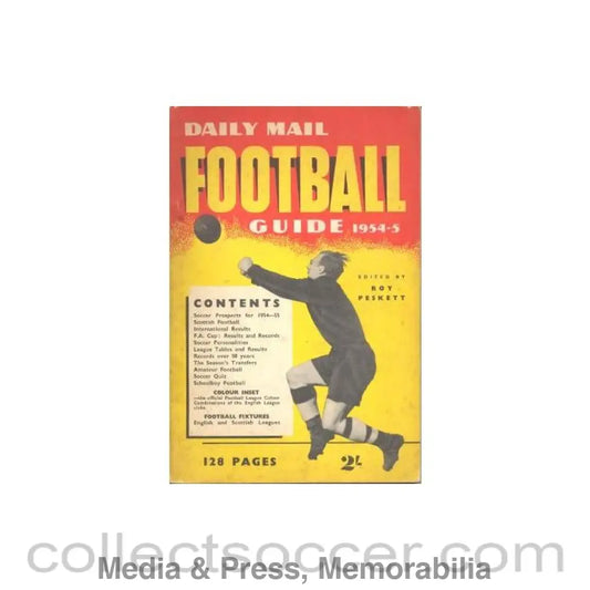 1954-1955 Football Guide Daily Mail production