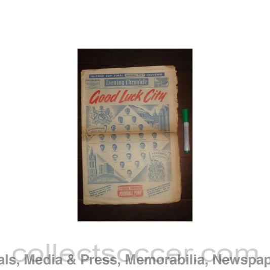 1955 - Evening Chronicle newspaper of 05/05/1955 covering the 1955 FA Cup Final in advance