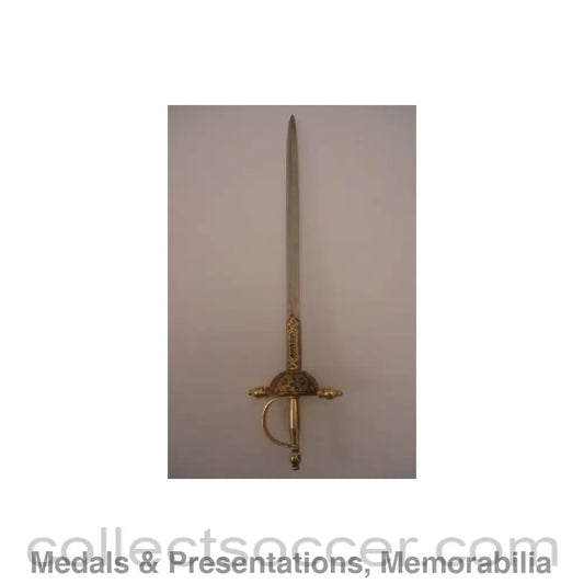 1955 - Spain v France 17/03/1955 in Madrid - made in Toledo sword given to Raymond Kopa at the match