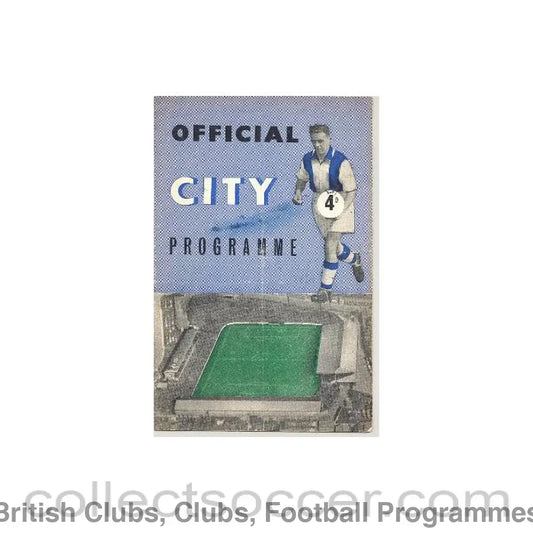 1959 - Coventry City v Gillingham official programme 07/02/1959
