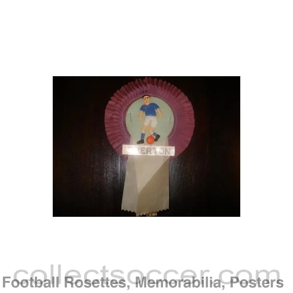 1960 - Everton Vintage Rosette 1960’s
