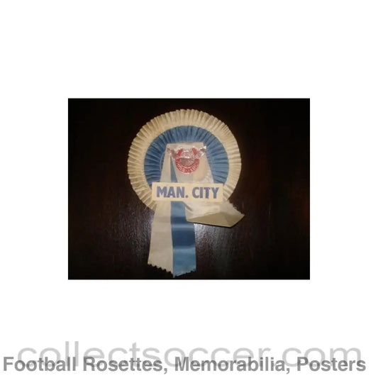 1960 - Manchester City Vintage Rosette of 1960,s