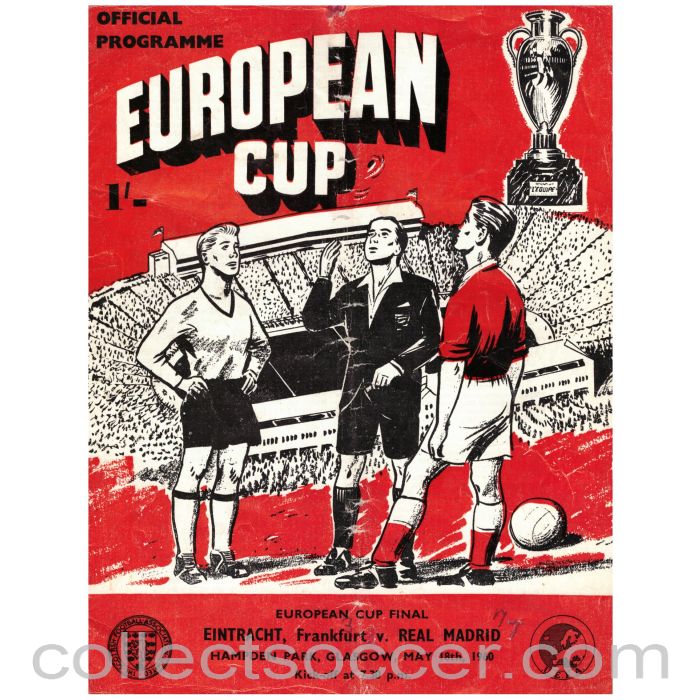 1960 European Cup Final Official Programme Real Madrid v Eintracht Frankfurt