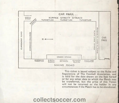 1965 FA Cup Final Replay Leeds United v Liverpool Unused Ticket - Collect Soccer