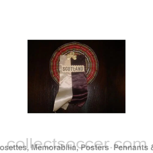 1966 - Scotland Vintage Rosette World Cup England 1966