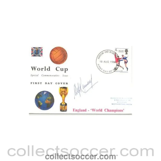 1966 - World Cup 1966 Special Commemorative Issue first day cover originally signed by Alf Ramsay