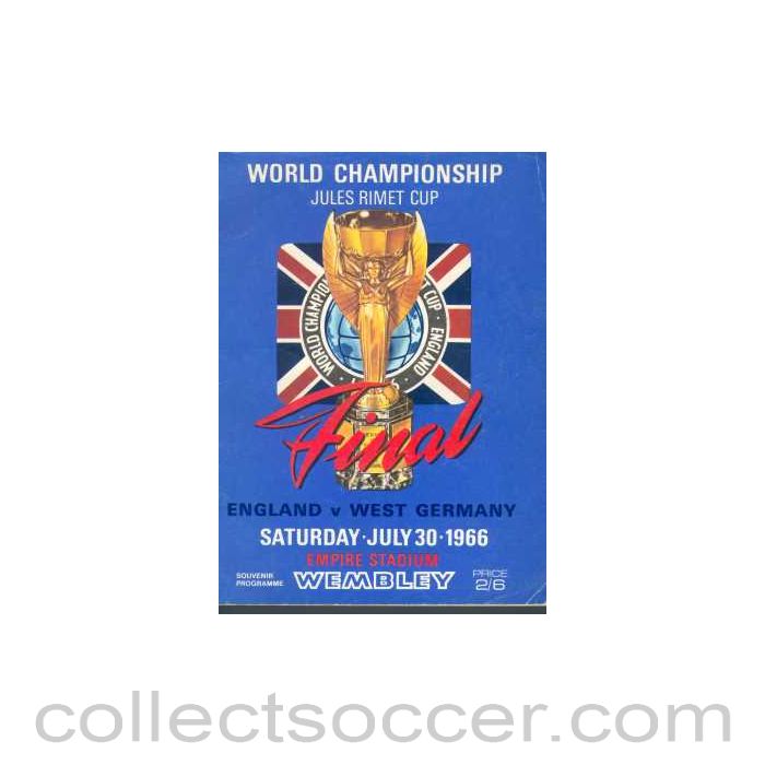 1966 World Cup Final Programme Mint Inside