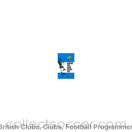 1967 - Bradford v Wrexham official programme 04/03/1967