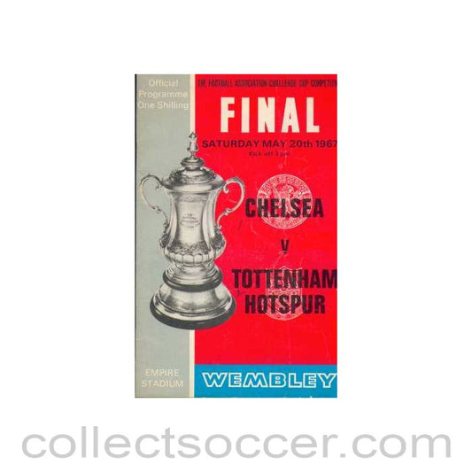 1968 - 1967 FA Cup Final Programme Chelsea v Tottenham Hotspur