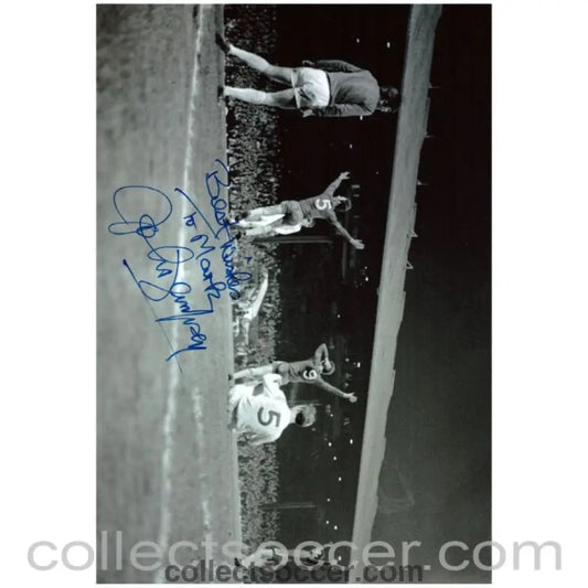 1970 - Chelsea - John Dempsey Original Autograph on 1970 FA Cup Final Replay Photo - Collect Soccer