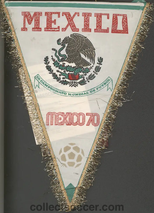 1970 World Cup Pennant Presented to a Match Referee
