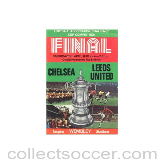 1970 FA Cup Final Chelsea v Leeds United Programme