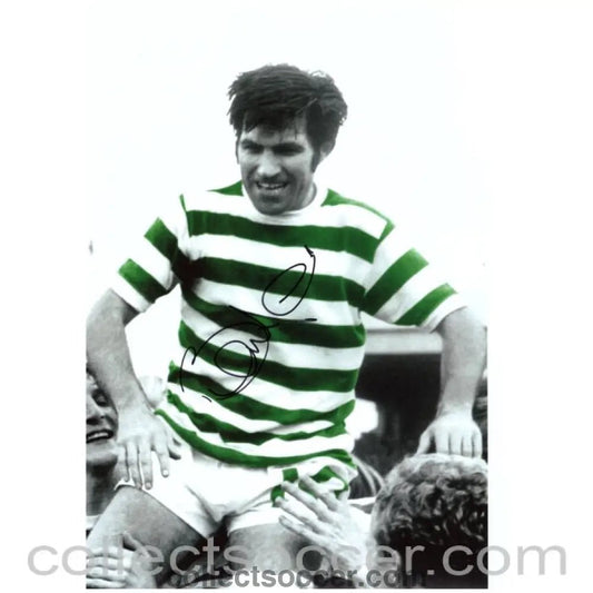 1971 - Celtic - Bertie Auld Original Autograph - Collect Soccer