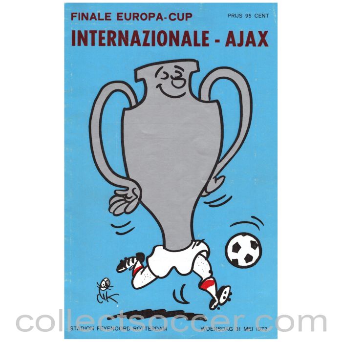 1972 European Cup Final Ajax v Inter Milan Official Programme