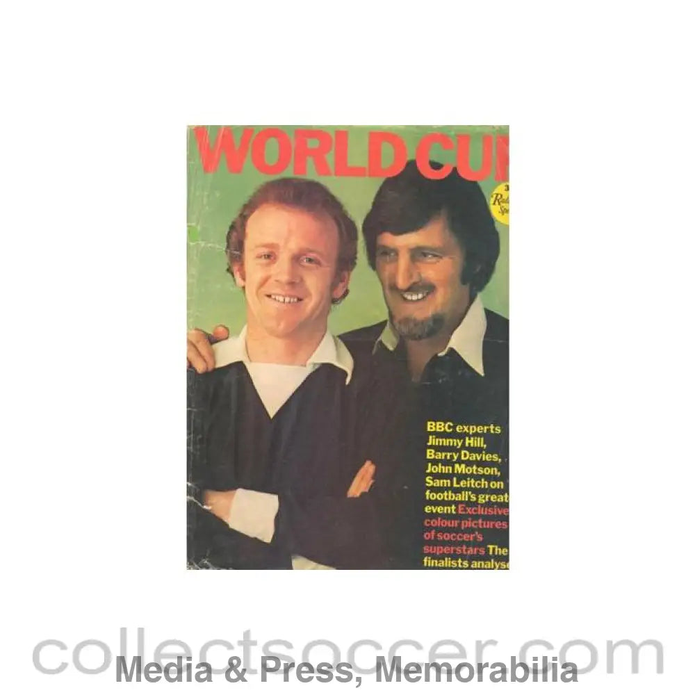 1974 - Radio Times magazine of 1974 covering Word Cup 1974