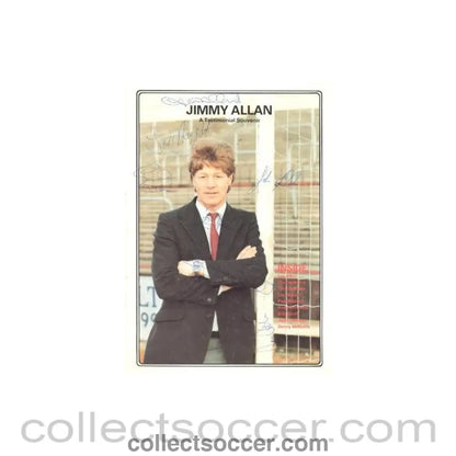 1977 - Chelsea - Jimmy Allan - A Testimonial Souvenir Season 1977-78 signedby by several footballers