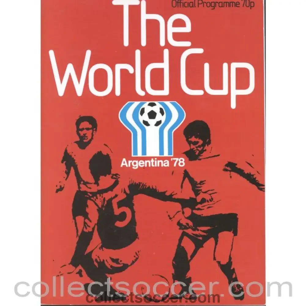 1978 World Cup UK Issued Tournament Programme - Collect Soccer