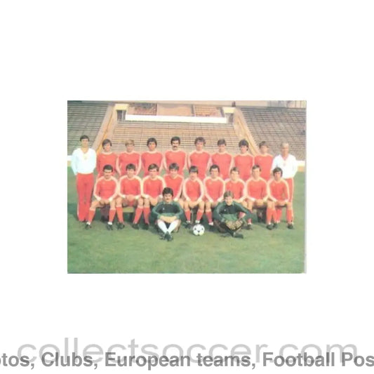 1981 - CSKA Sofia Bulgaria team photo card of 1981