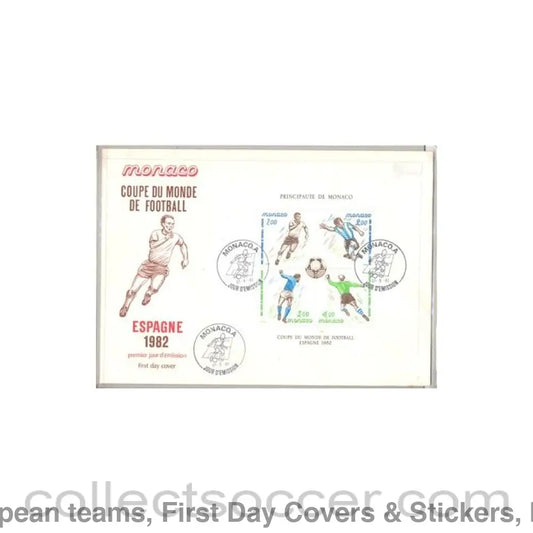 1982 - Monaco at 1982 World Cup in Spain First Day Cover 27/05/1982