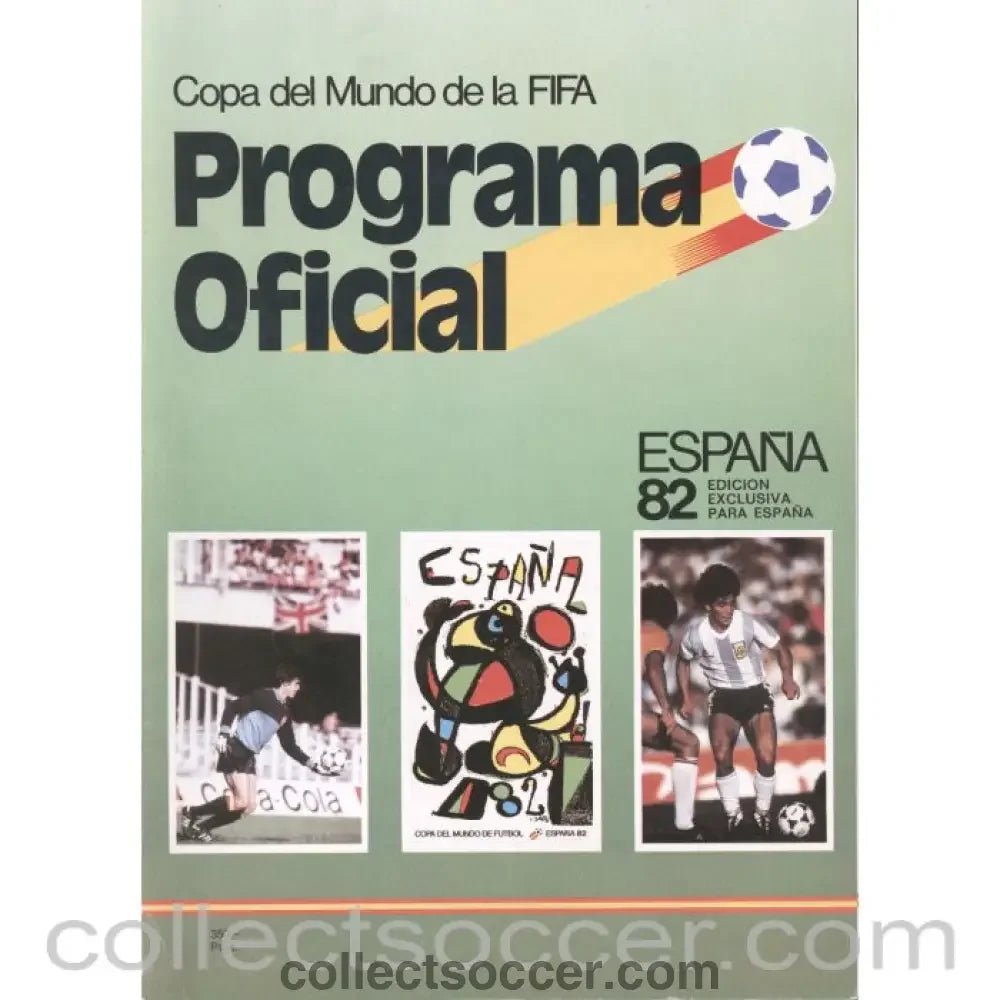 1982 World Cup Tournament Programme - Collect Soccer