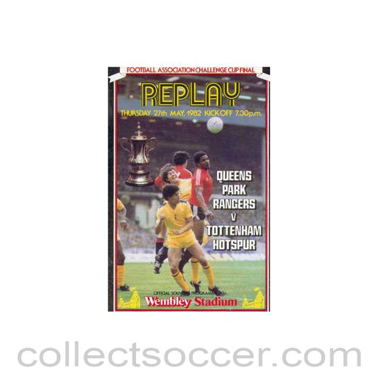 1982 FA Cup Final Replay Queens Park Rangers v Tottenham Hotspur