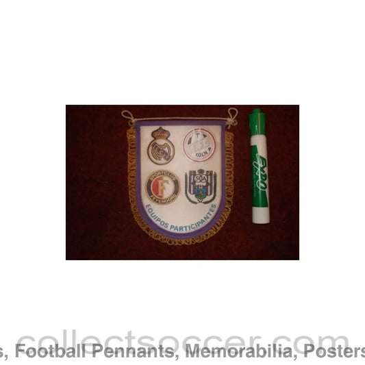 1984 - Real Madrid - VI International Santiago Bernabeu Trophy Tournament in Madrid in August 1984 Pennant once