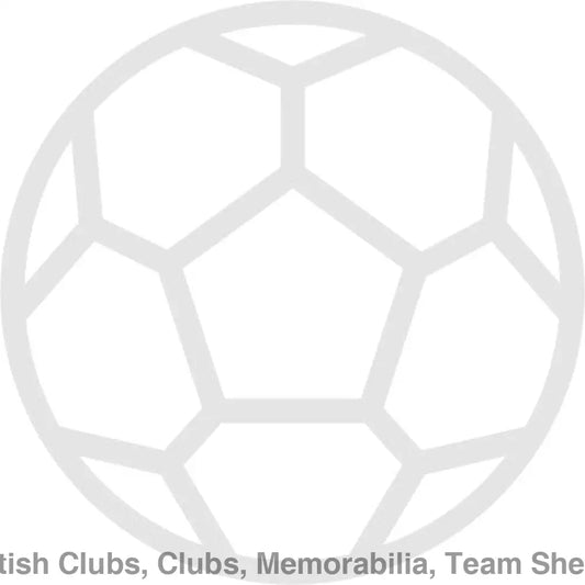 1986 - Watford v Chelsea official teamsheet 29/09/1986