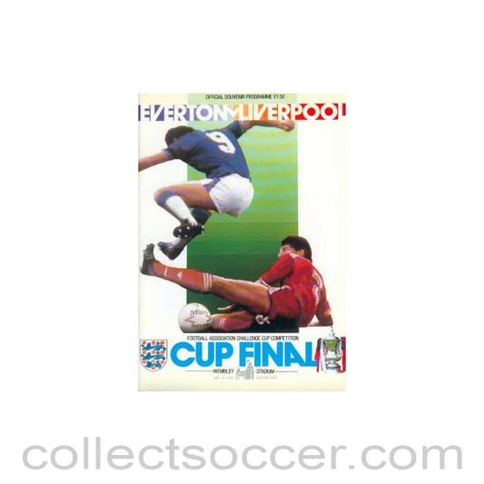 1986 FA Cup Final Programme Everton v Liverpool