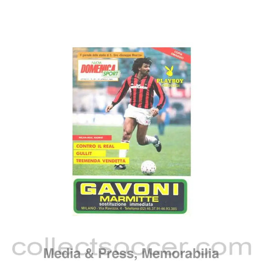 1989 - Domenica Sport - Italian magazine 19/04/1989
