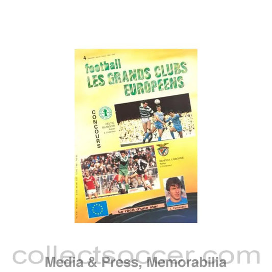 1989 - Great European Clubs’ Football - French magazine December January and February 1989-1990