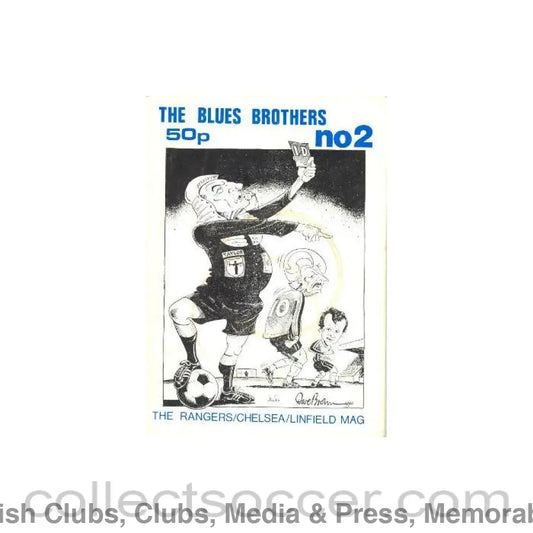 1989 - The Blues Brothers N2 - The Rangers/Chelsea/Linfield Magazine of 1989-90 season