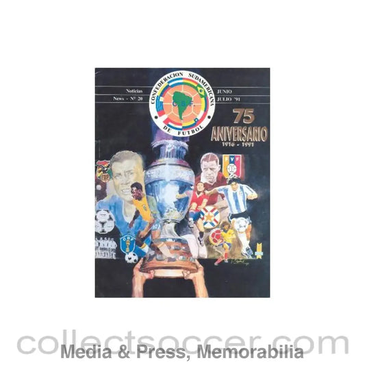 1991 - South America Football Confederation magazine of June/July 1991