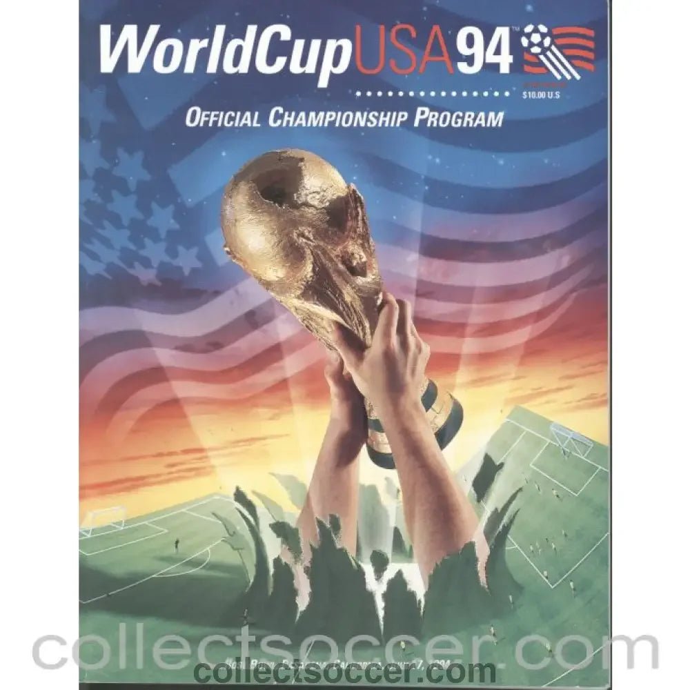 1994 World Cup Final Programme - Brazil v Italy - Collect Soccer