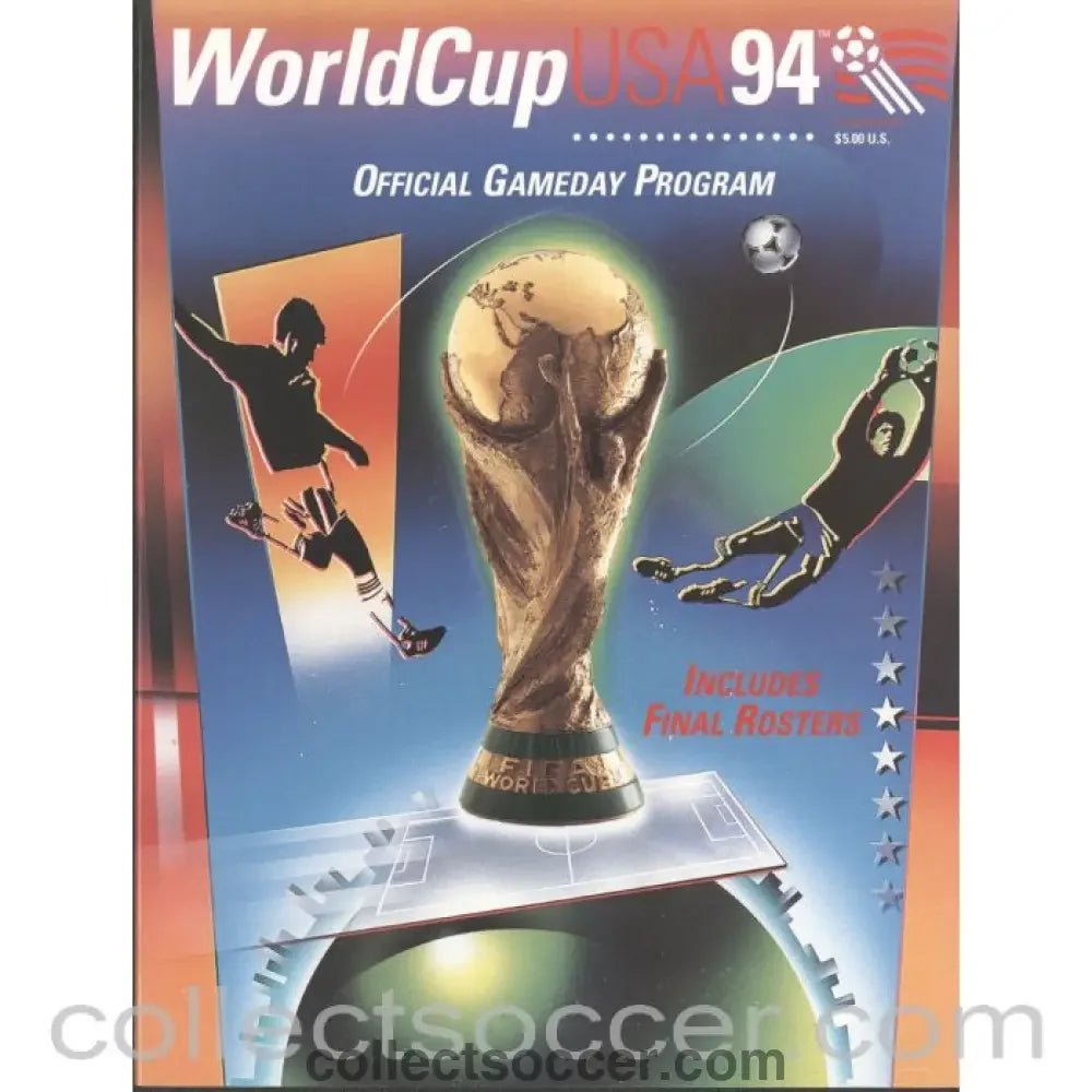 1994 World Cup Gameday Programme - Boston Colour Edition - Collect Soccer