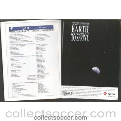 1994 World Cup Gameday Programme - Orlando Edition. - Collect Soccer