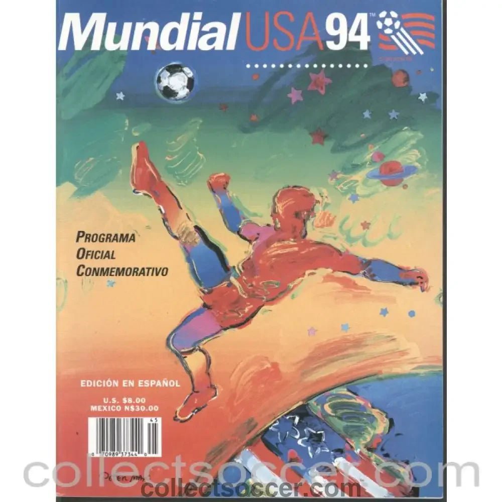 1994 World Cup Tournament Programme - Spanish Language Version - Collect Soccer