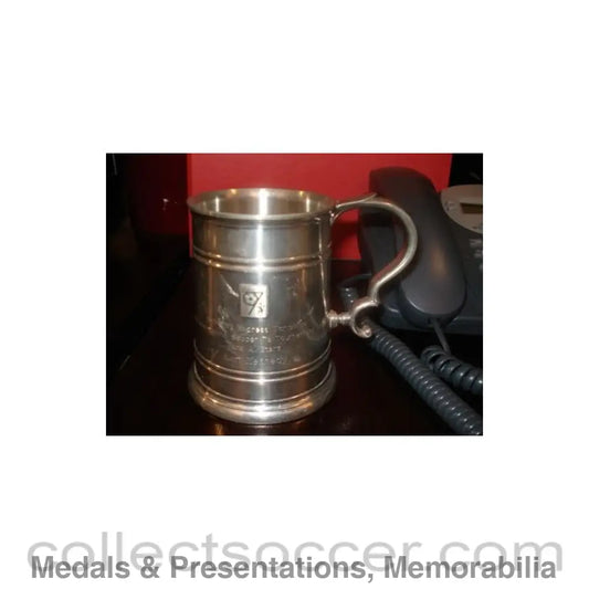 1995 - Awarded to Alan Kennedy Cup SCC TNT Express Worldwide 7th International Soccer 7s Tournament 1995 Euro All Stars