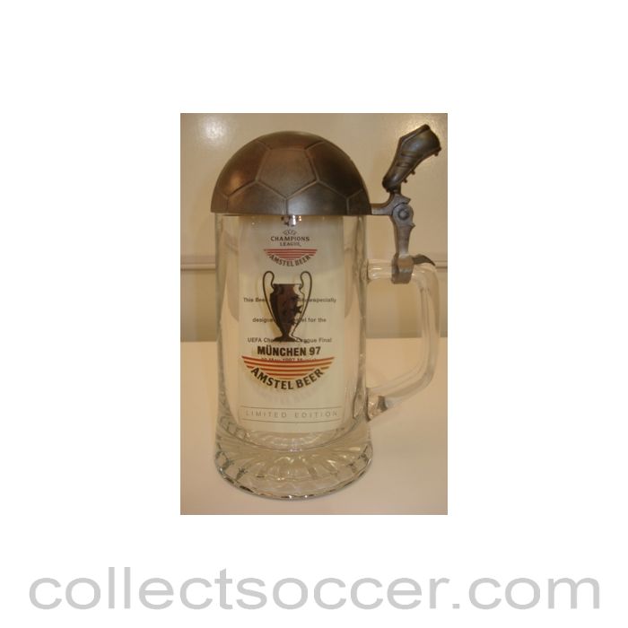 1997 Champions League Final in Munich beer pint, given to VIPs only