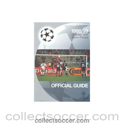 1998-1999 Champions League Official Guide Quarter- and Semi-Finals