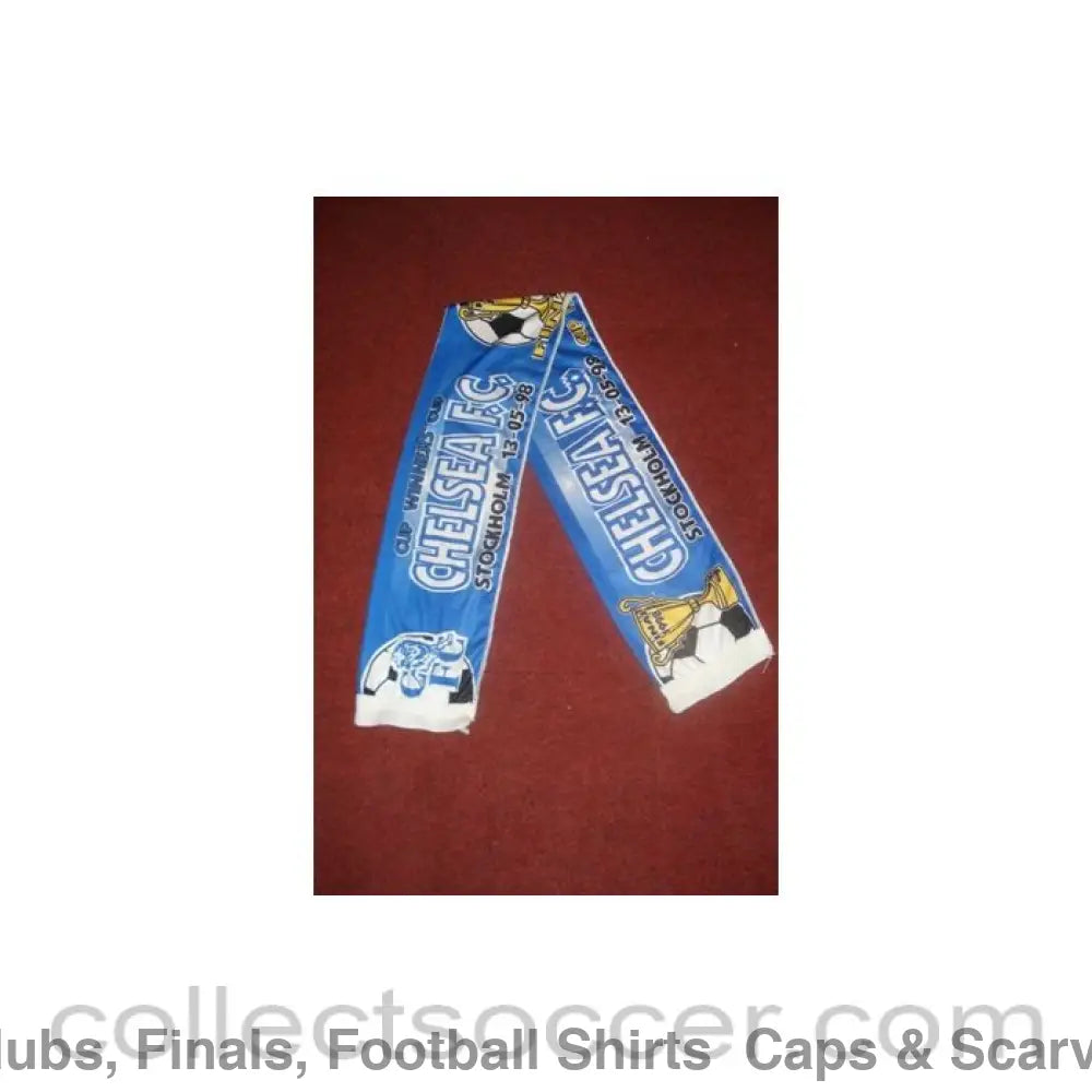 1998 - Chelsea scarf Cup Winners Cup Final Stockholm 13/05/1998