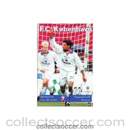 1998 - Copenhagen VChelsea CWC official programme 05/11/1998 - Collect Soccer