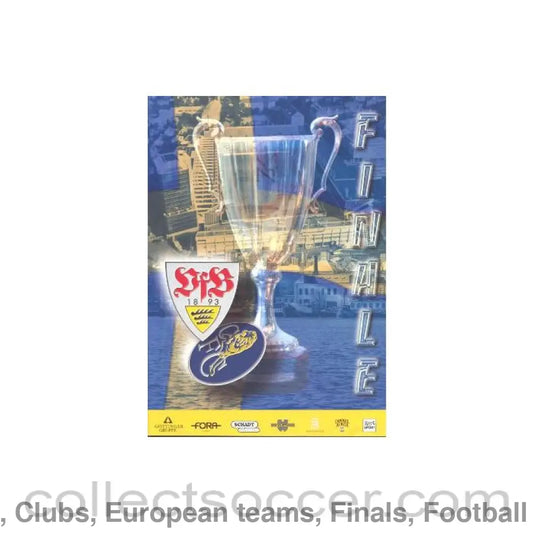 1998 Cup Winners Cup Final Stuggart Issue Programme Chelsea v Stuttgart