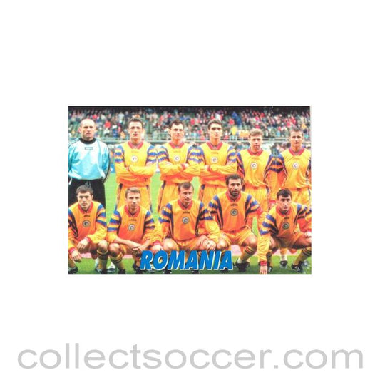 1998 World Cup in France - Romania Team postcard