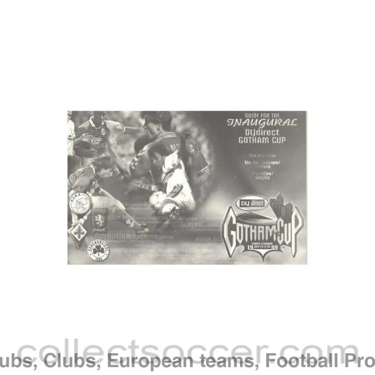 1999 - Ajax v Aston Villa and Fiorentina v Panatinaikos official programme 23/07/1999 DLJ Direct Gotham Cup matches